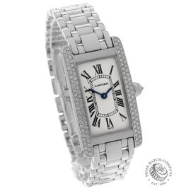 Cartier Ladies Tank Americaine 18ct 