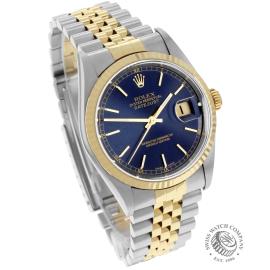RO25916S Rolex Datejust Blue Sunburst Dial 2