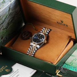 RO25916S Rolex Datejust Blue Sunburst Box 1