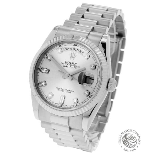 Rolex Day-Date 18ct White Gold President 