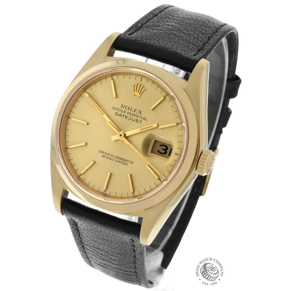 Rolex Datejust Rare Smooth Bezel