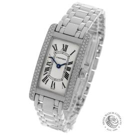 Cartier Ladies Tank Americaine 18ct 