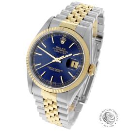 Rolex Datejust Blue Sunburst