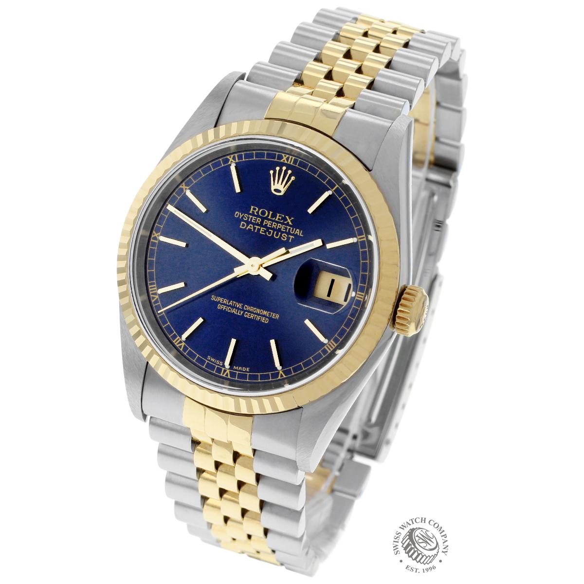 Rolex Datejust Blue Sunburst