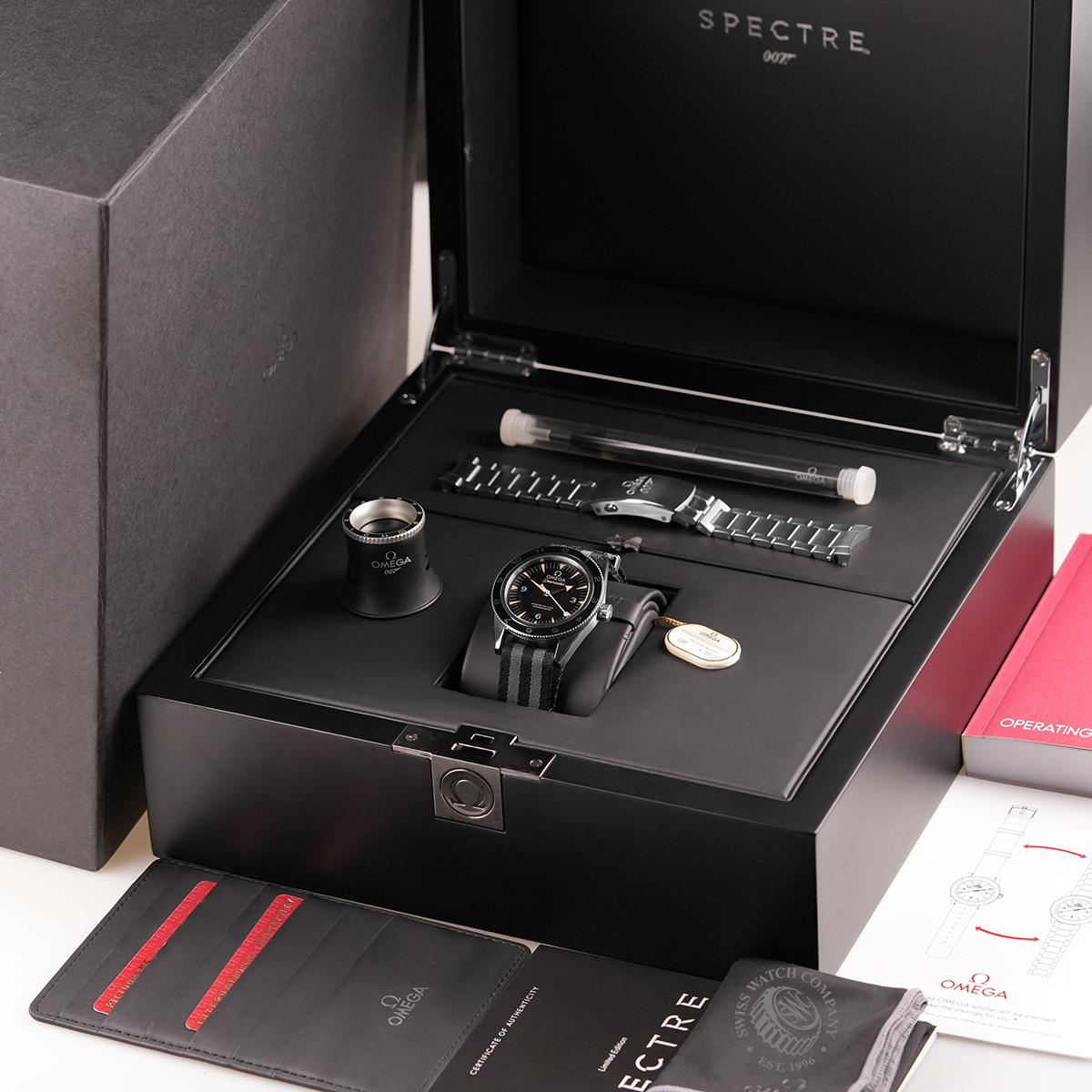 Specter Ride Watch Box Omega Seamaster 300 Spectre 007 Limited Edition, 25030S, 233.32.41.21 ...